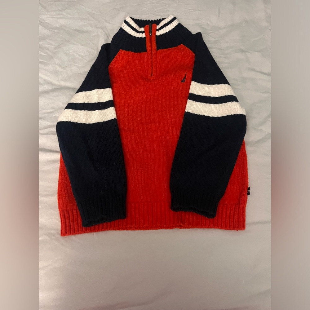 Red Boys Size 4 T sweater